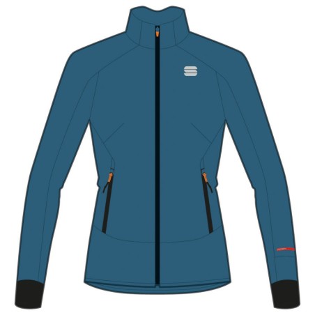 Veste d’entraînement femme Sportful Apex WS W Jacket Mer bleue